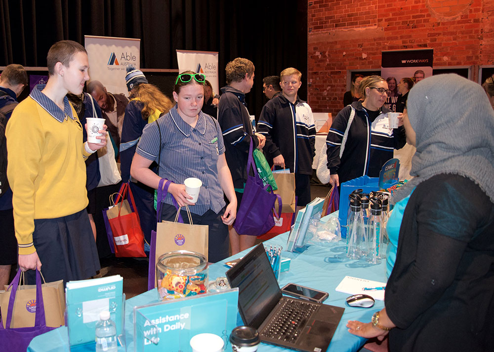 Brisbane Fresh Futures event showcasing disability support and community resources